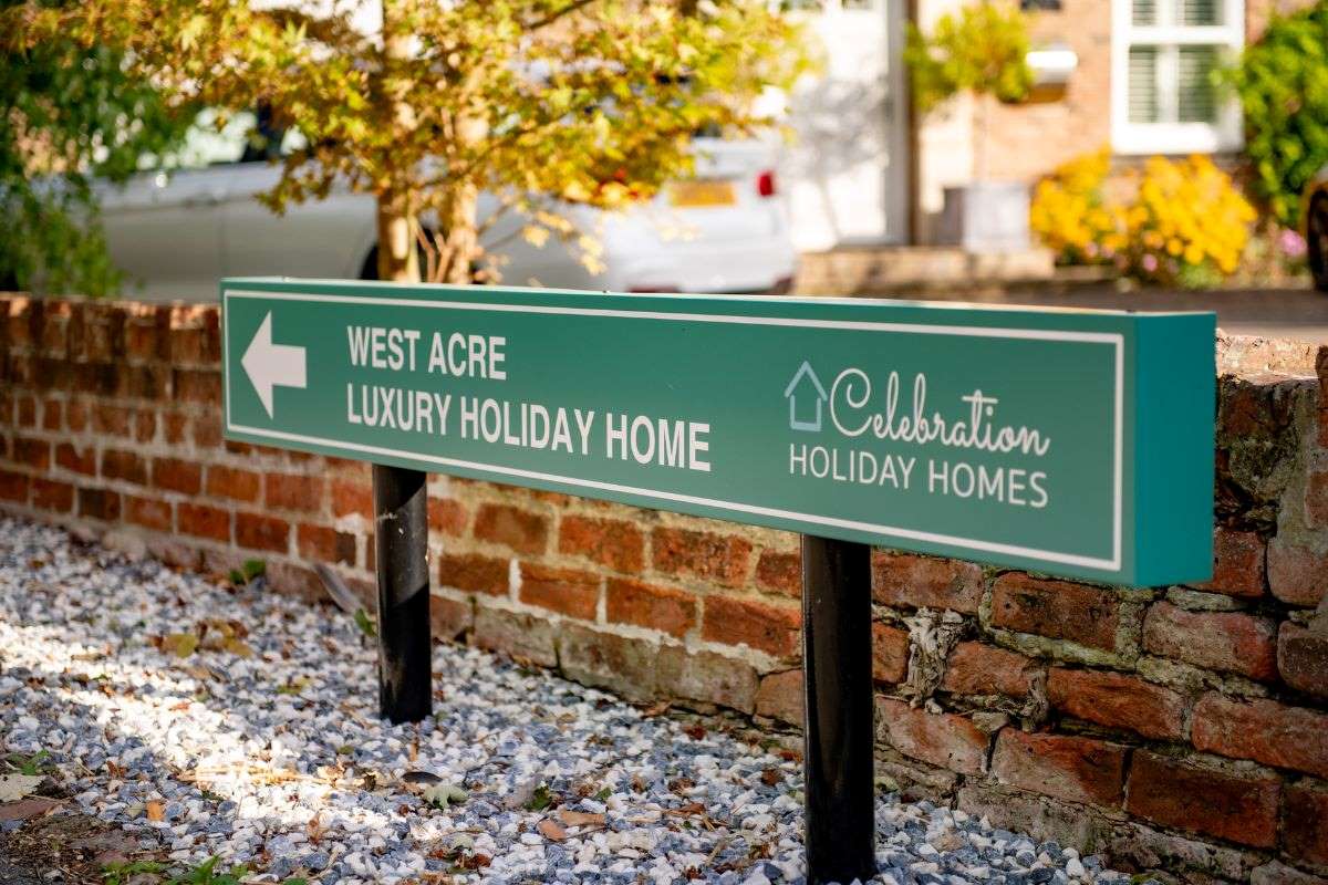 Sign for West Acre