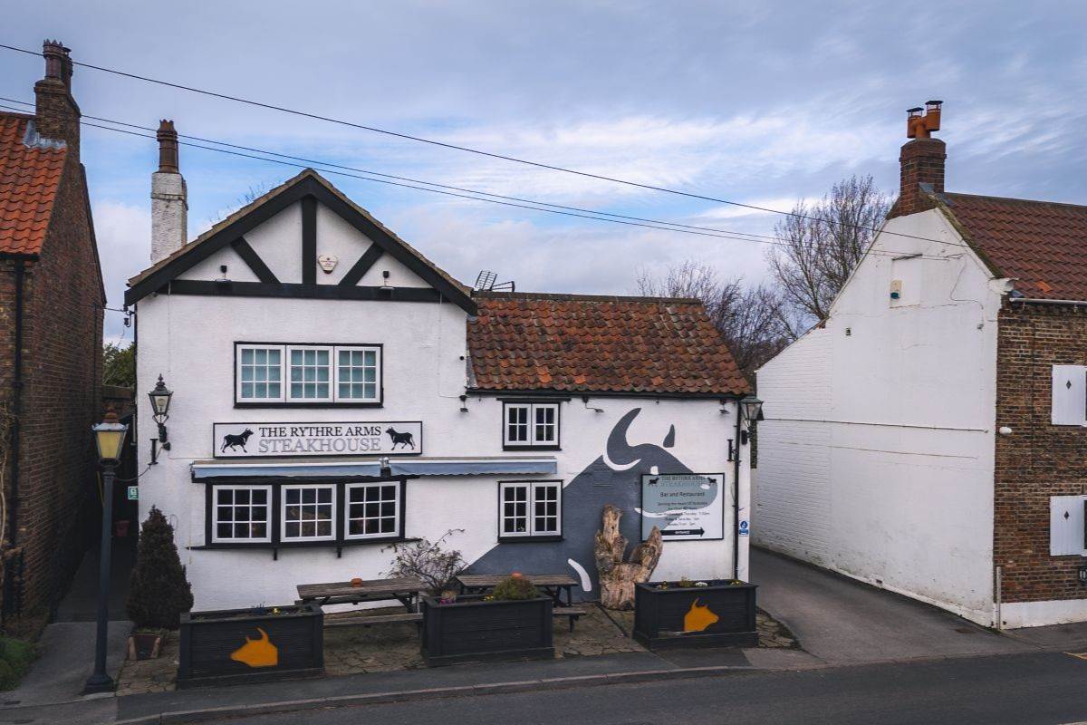 The Rythre Arms Steakhouse, 10 minutes from West Acre